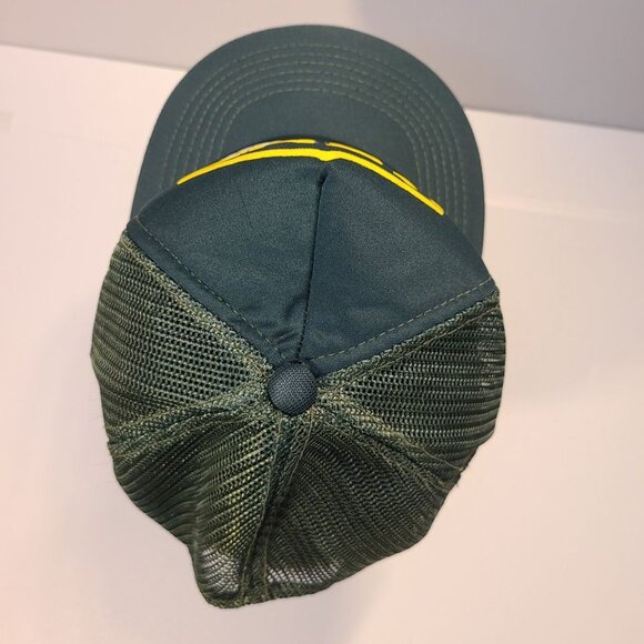 Vintage 90s Trucker Hat Kent Building Supplies Screen Printed Mesh Hat - Picture 6 of 8